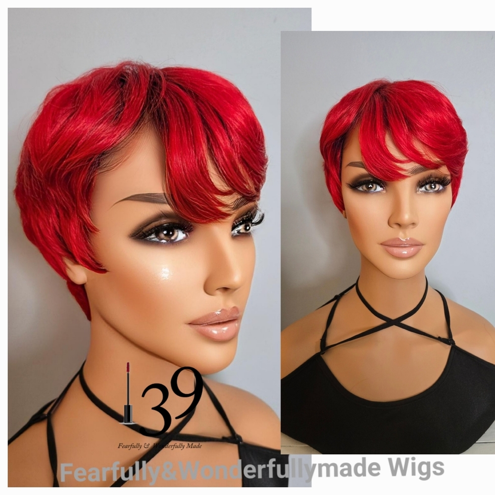 100% Human Hair pixie wig - Picture 2 of 5